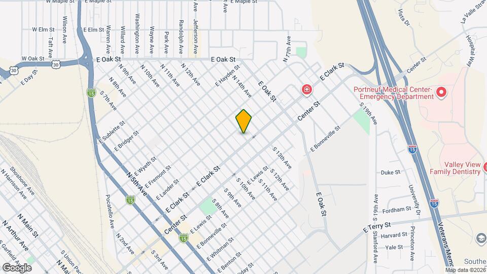 223 1/2 N 12th Ave Map and Location Details