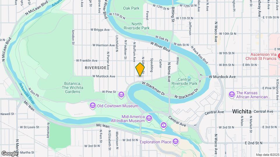 1210 W Murdock St Mapa y Detalles de la Ubicación