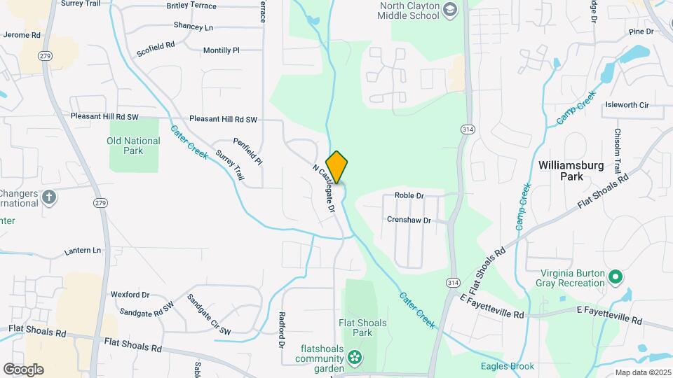5836 N Castlegate Dr Map and Location Details