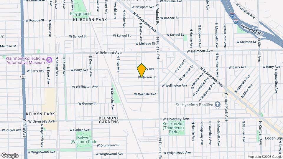3020 N Karlov Ave, Unit 1 Map and Location Details