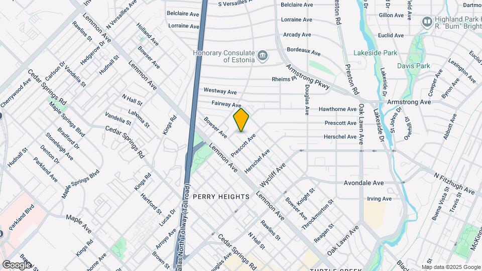 4517 Holland Ave Map and Location Details