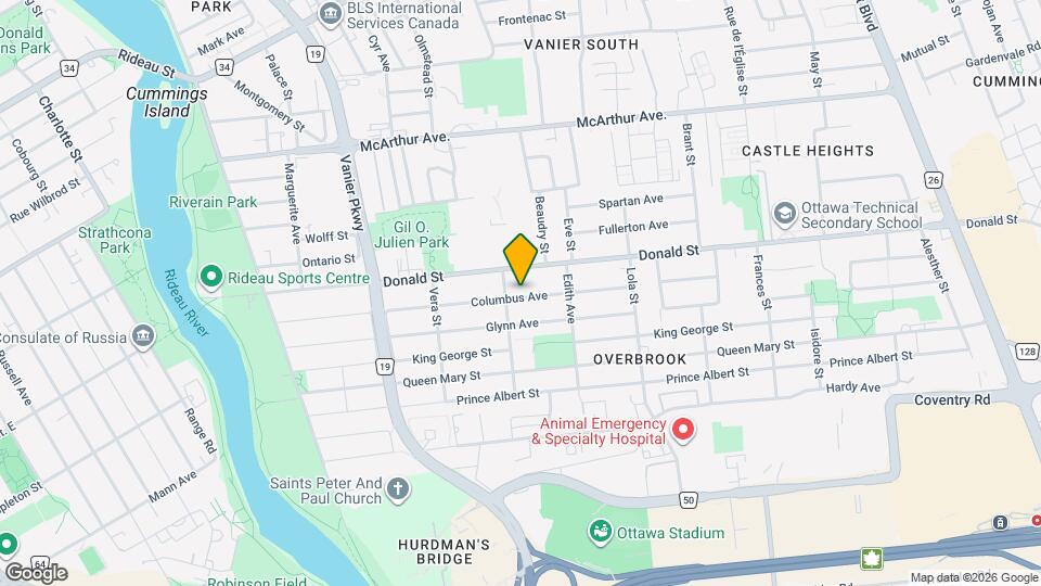 235 Columbus Av Map and Location Details