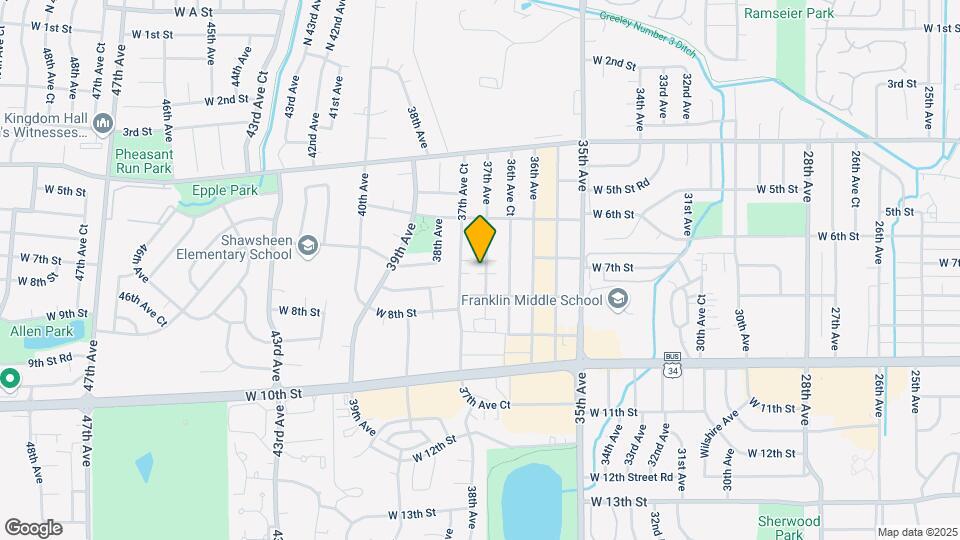 721 37th Ave Map and Location Details
