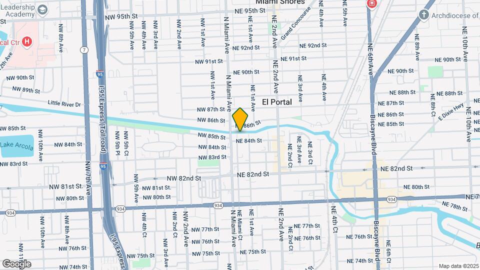 8455 NE Miami Ct Map and Location Details