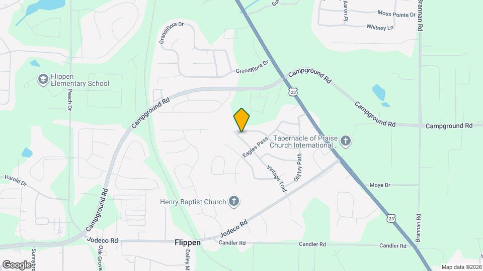 168 Vintage Trail Map and Location Details