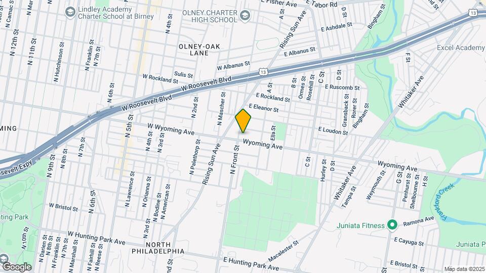 111 E Wyoming Ave Mapa y Detalles de la Ubicación