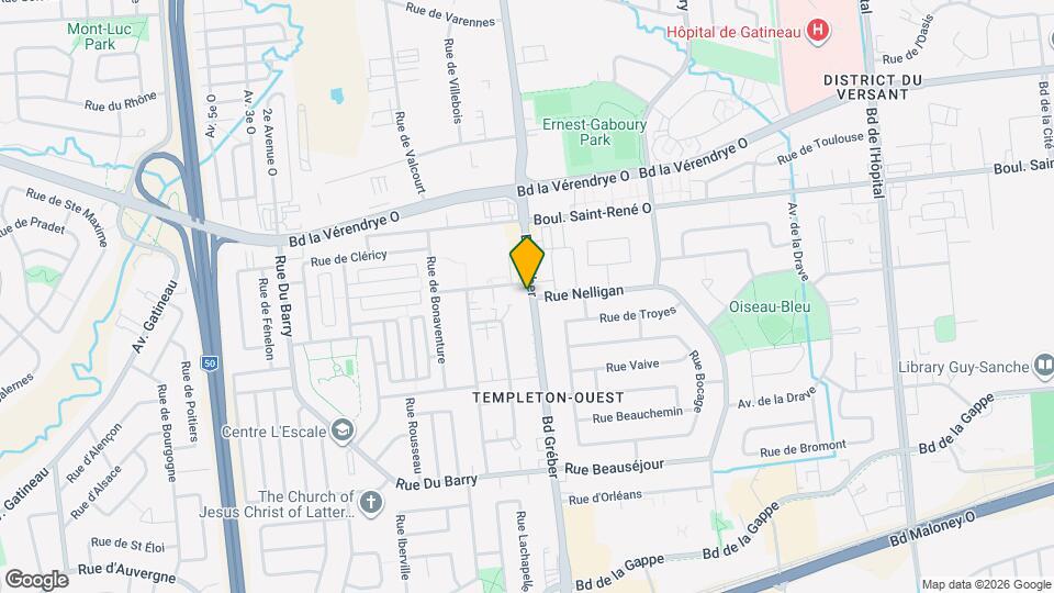 River lofts Gatineau Map and Location Details