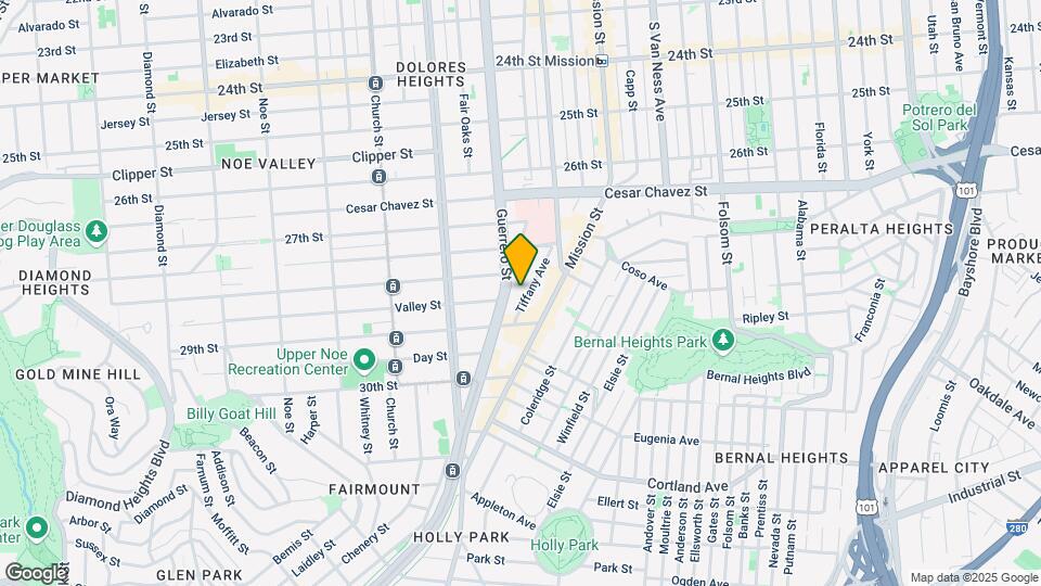 122-144 Tiffany Ave Mapa y Detalles de la Ubicación