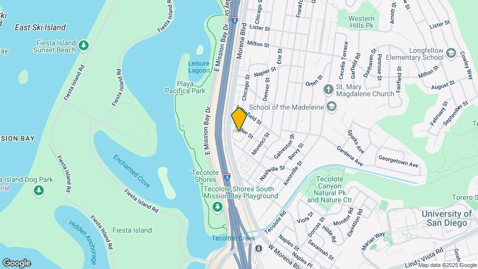 4245 Asher St, Unit 17 Map and Location Details