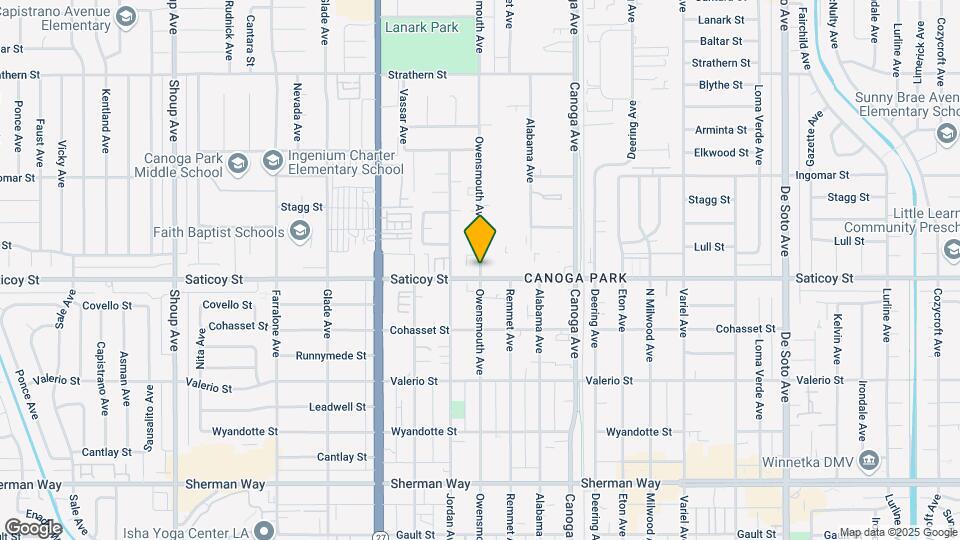 7713 Owensmouth Ave Mapa y Detalles de la Ubicación