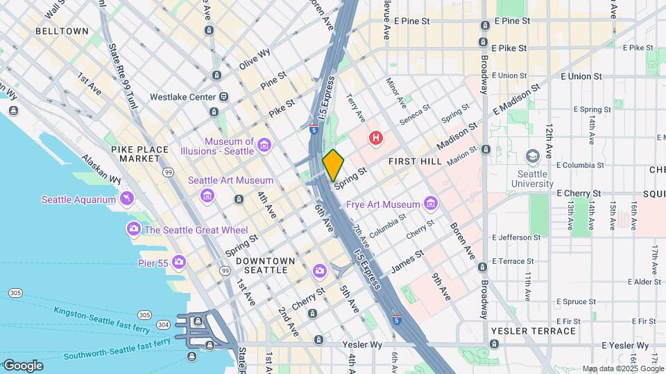 702 Spring St Map and Location Details