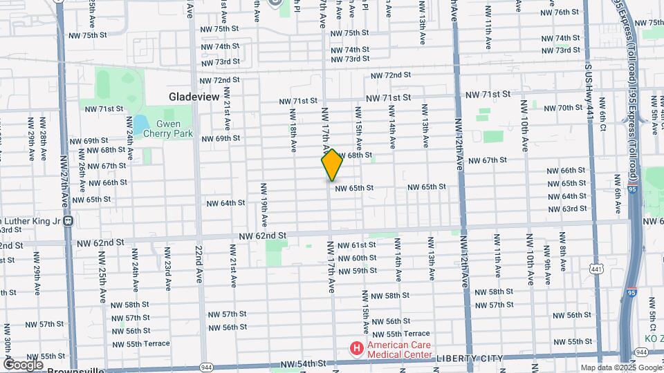 1649 NW 65th St Map and Location Details