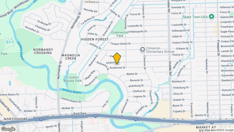 13001 Knollcrest St Map and Location Details