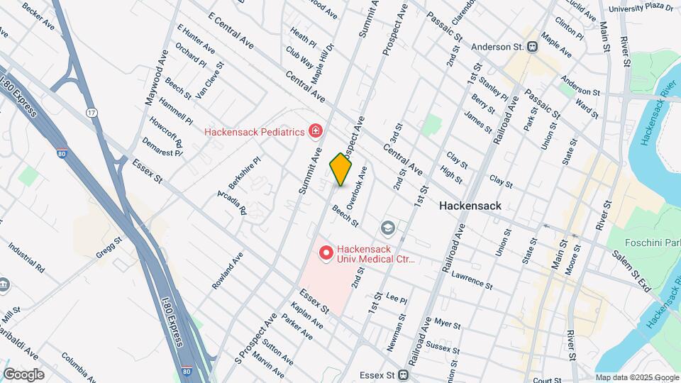 140 Prospect Map and Location Details