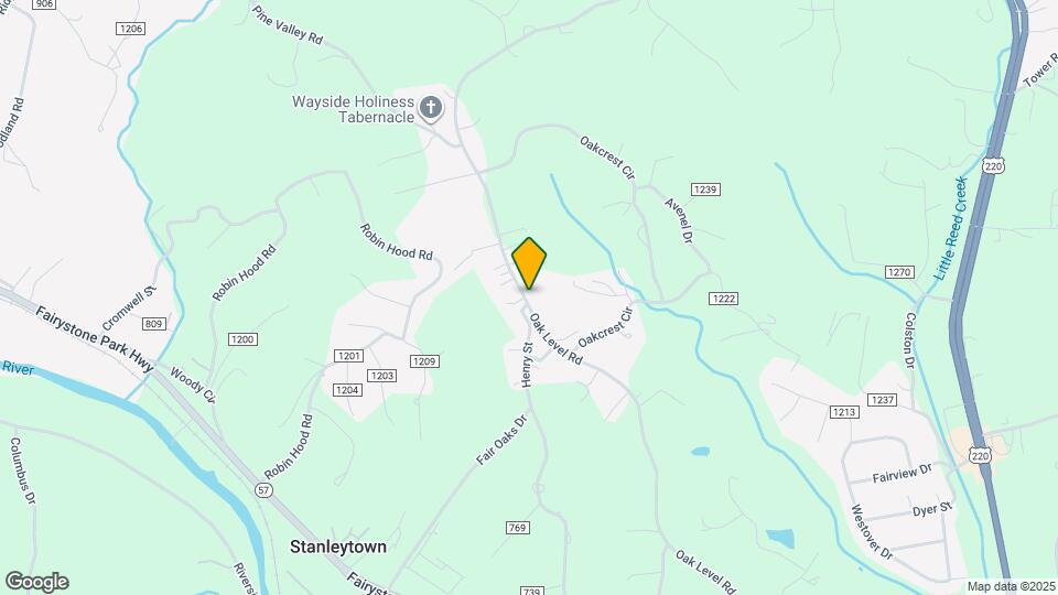 2280 Oak Level Rd Map and Location Details