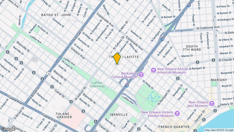 912 N Prieur St Map and Location Details