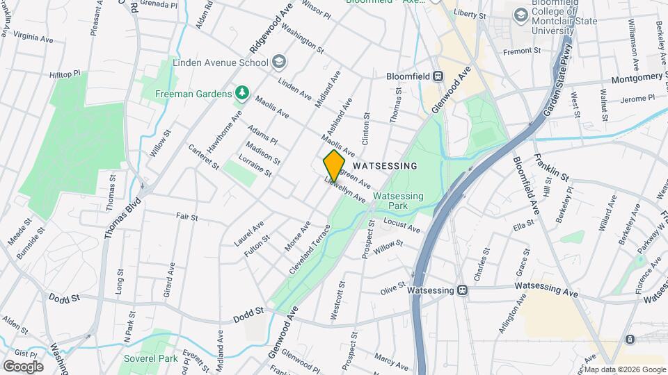 54 Llewellyn Ave Mapa y Detalles de la Ubicación