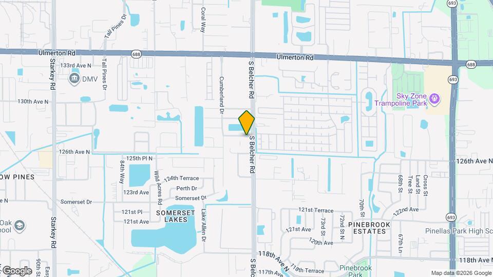 7812 Tiburon Dr Map and Location Details