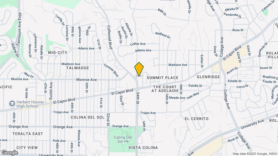 4501 54th St Mapa y Detalles de la Ubicación