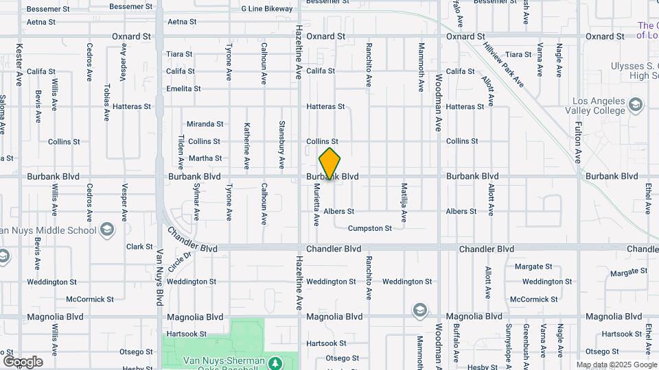 5549 Costello Ave, Unit 1/2 Mapa y Detalles de la Ubicación