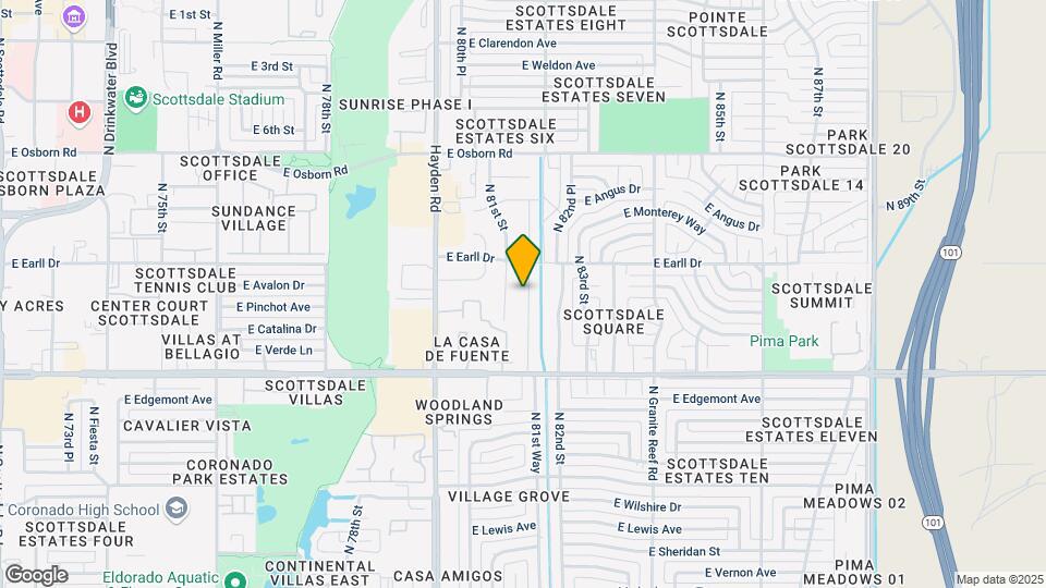 3032 N 81st Pl Map and Location Details