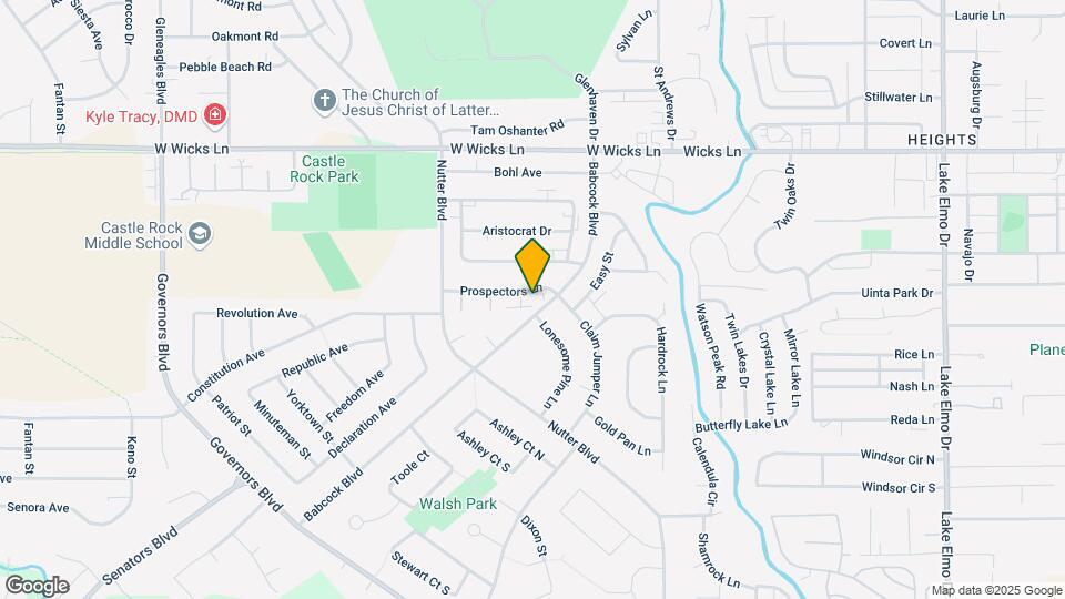 222 Prospectors Ln Map and Location Details