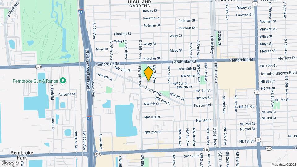 806 NW 7th Ter Map and Location Details