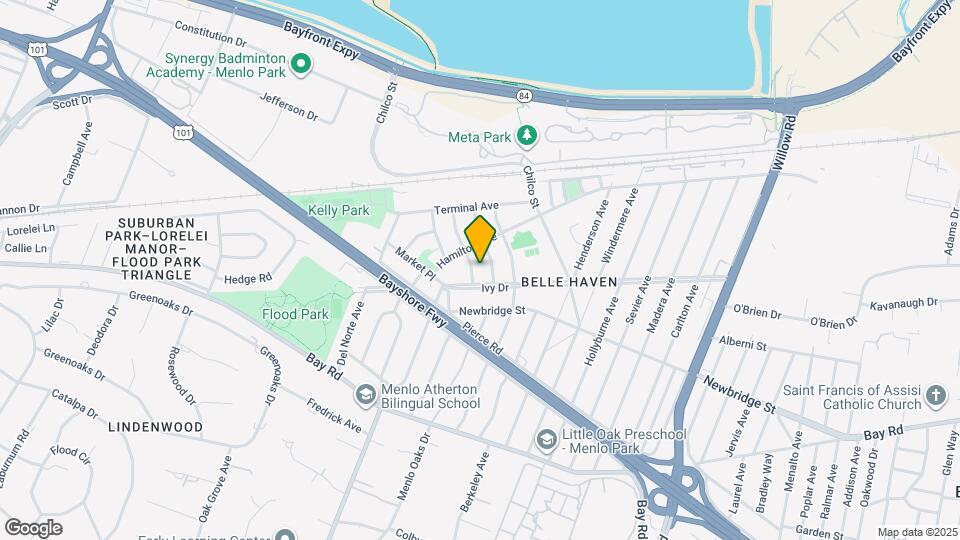 1312 Hill Ave Map and Location Details