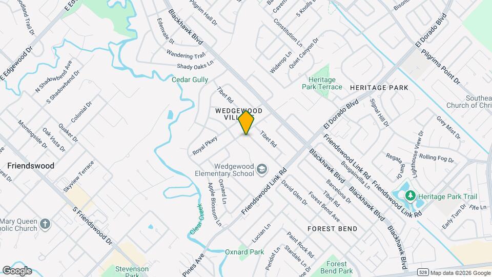 16306 Forest Bend Ave Map and Location Details