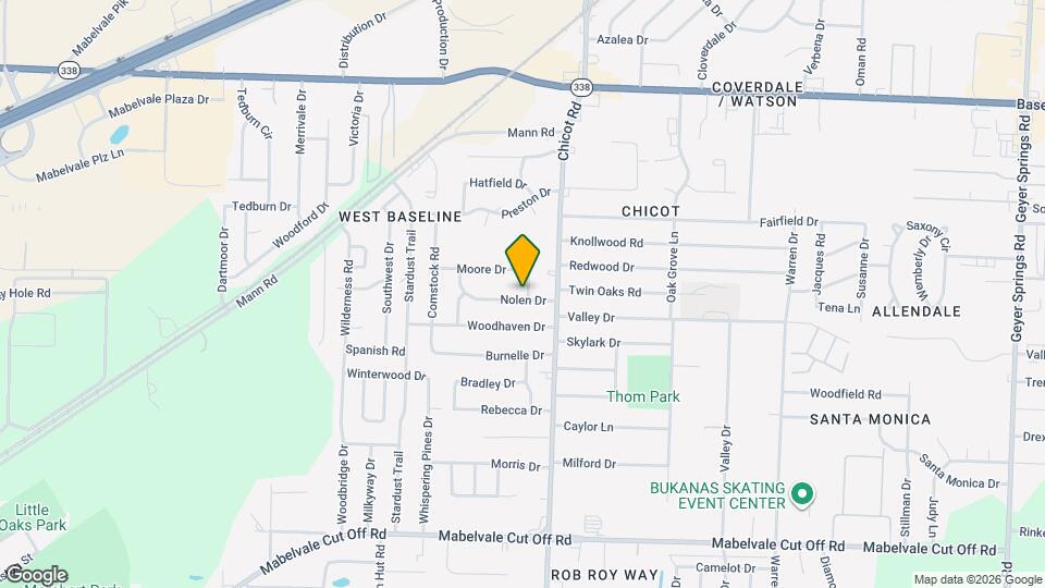 9524 Carling Dr Mapa y Detalles de la Ubicación