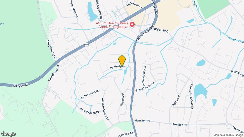 14718 Brotherly Ln Map and Location Details