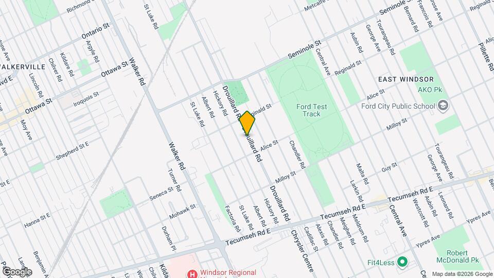 1657 Drouillard Rd Map and Location Details