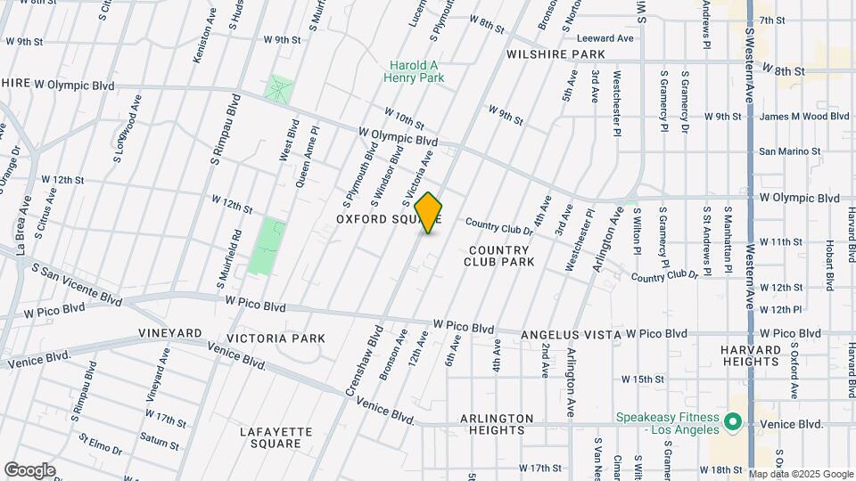 1166 Crenshaw Blvd. Map and Location Details