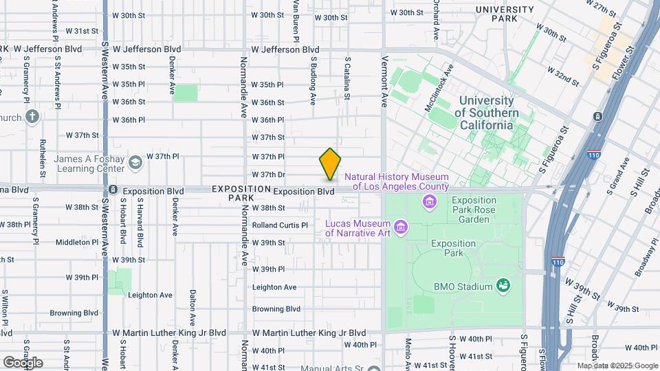 1109 Exposition Blvd Map and Location Details