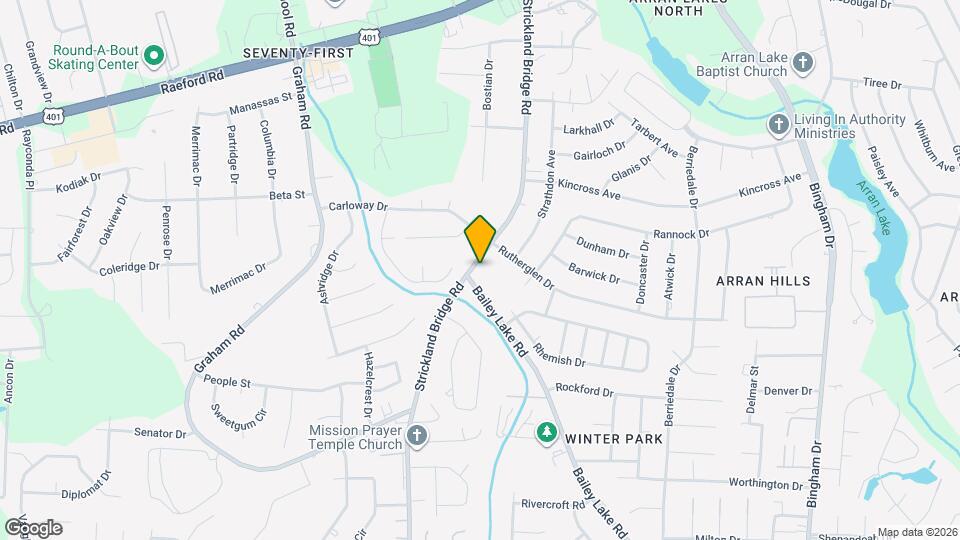 1213 Strickland Bridge Rd Map and Location Details