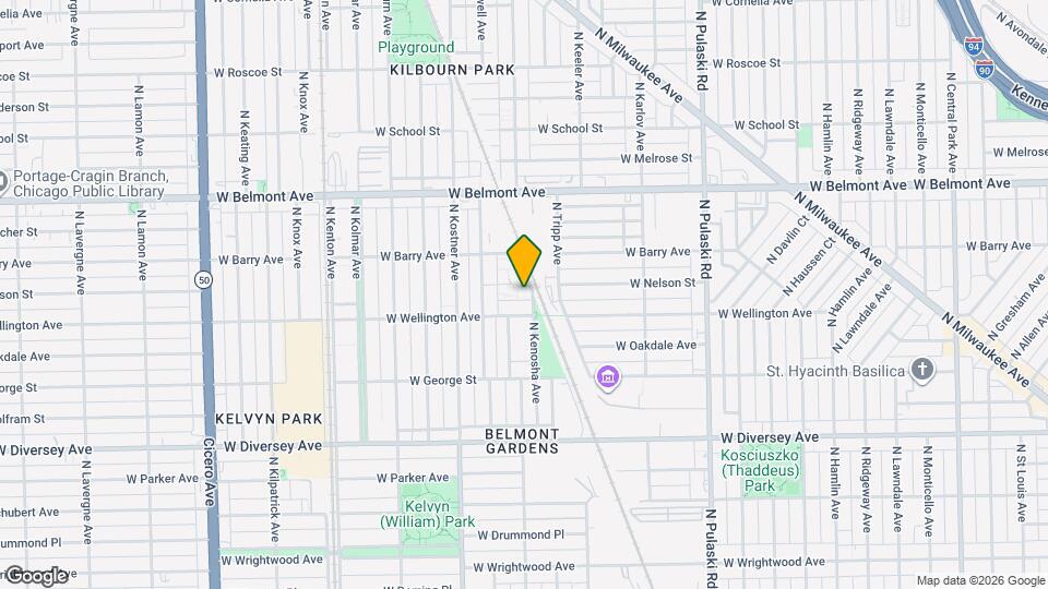 4243 W Nelson St Map and Location Details
