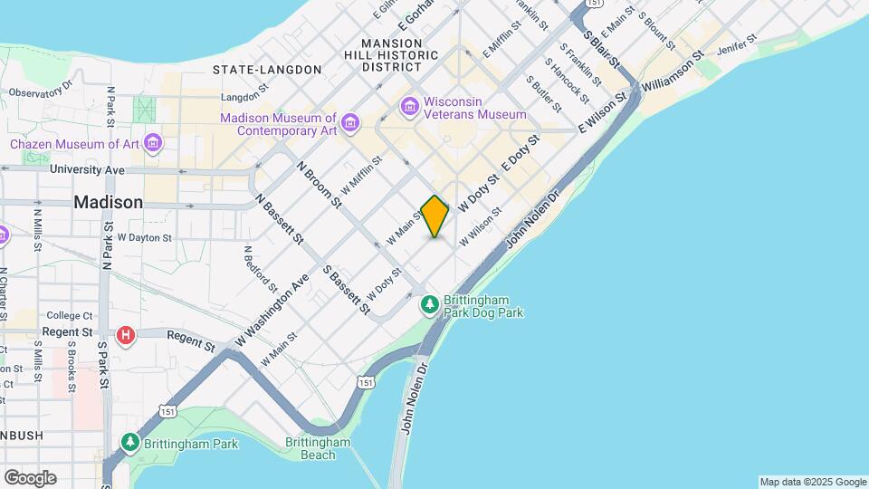 309 W Doty St, Unit #3 Map and Location Details