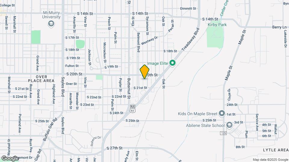 2034 Sycamore St Map and Location Details