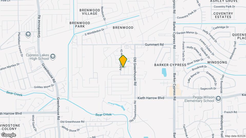 5627 Cobark Creek Trl Map and Location Details