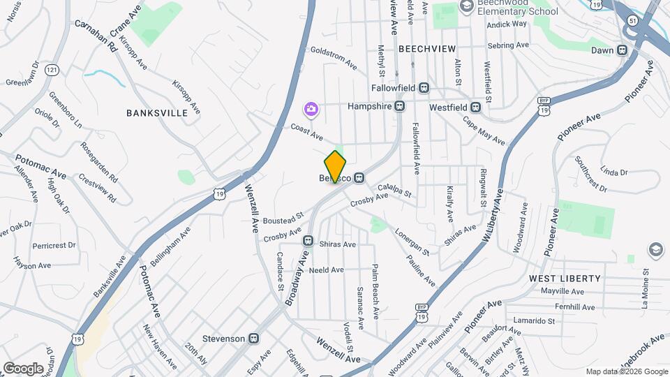 1948 Broadway Ave Map and Location Details