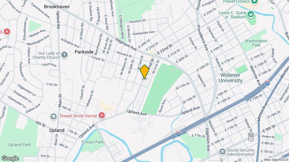 233 W 22nd St Map and Location Details