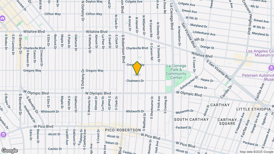 855 S Shenandoah St Mapa y Detalles de la Ubicación