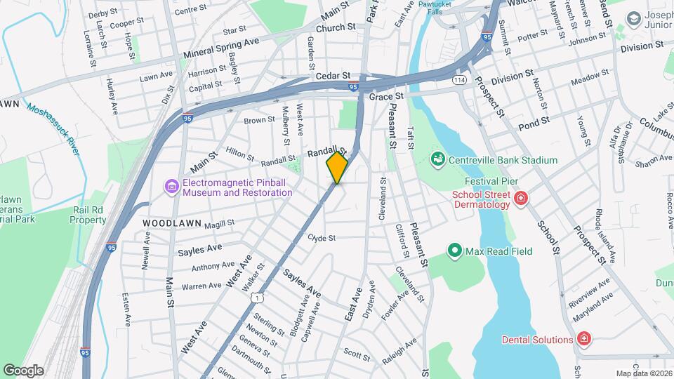 230 Pawtucket Ave Map and Location Details