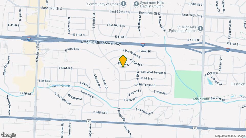 4316 S Saville Cir Map and Location Details