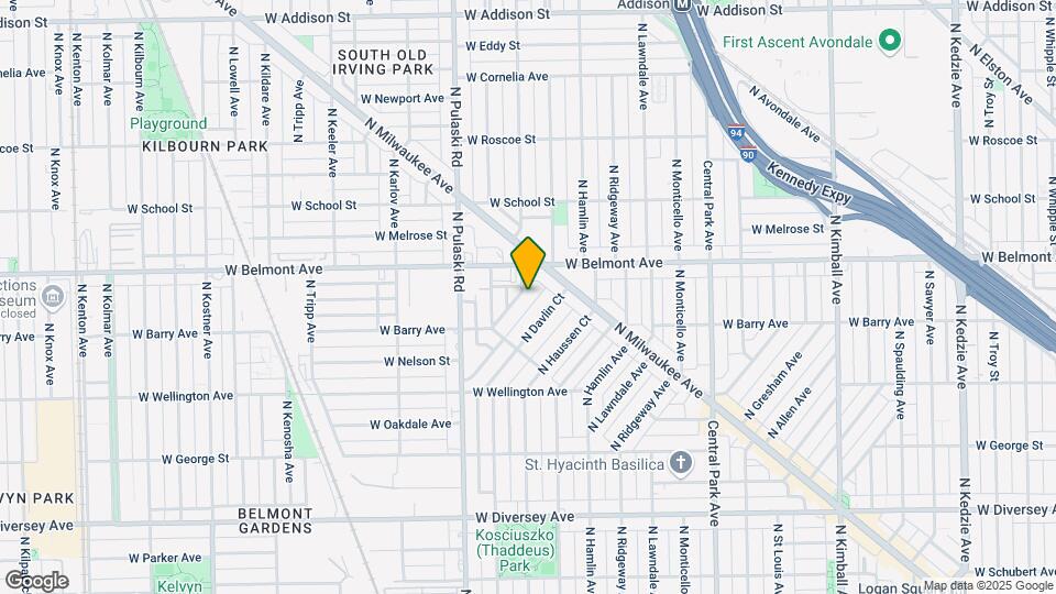 3147 N Springfield Ave Map and Location Details