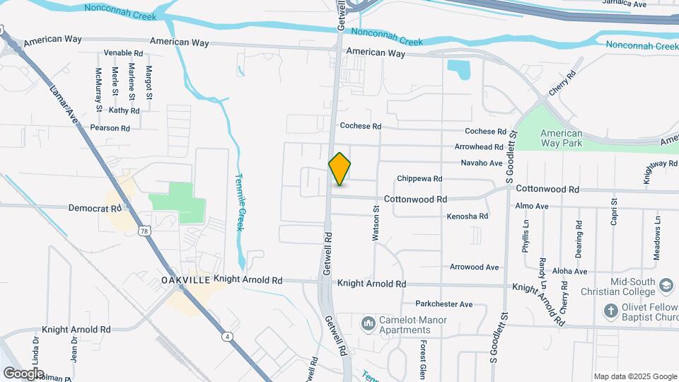 3954 Comanche Rd Map and Location Details