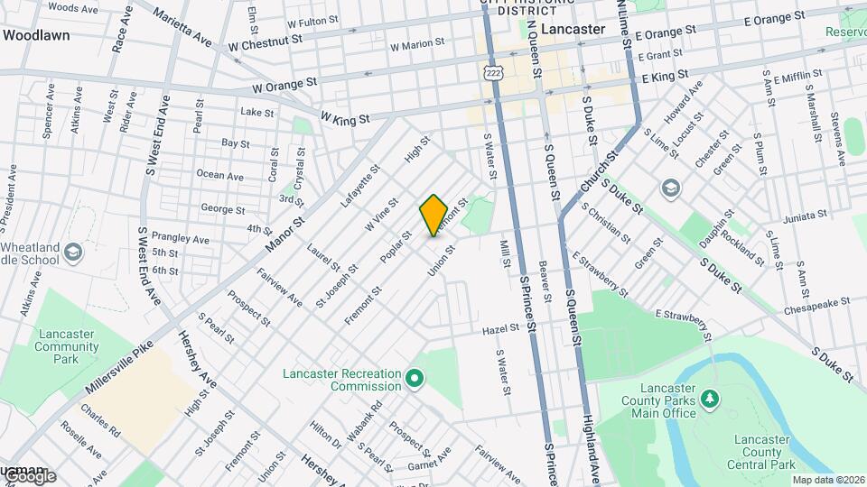 520 Fremont St Mapa y Detalles de la Ubicación