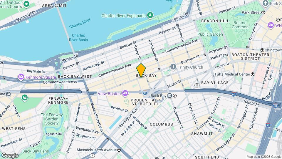 744 Boylston St Map and Location Details