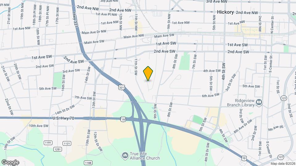 512 10th St SW Map and Location Details