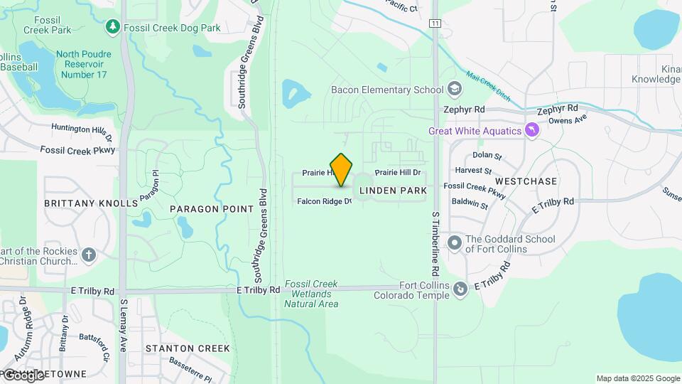 1803 Fossil Creek Pkwy Map and Location Details